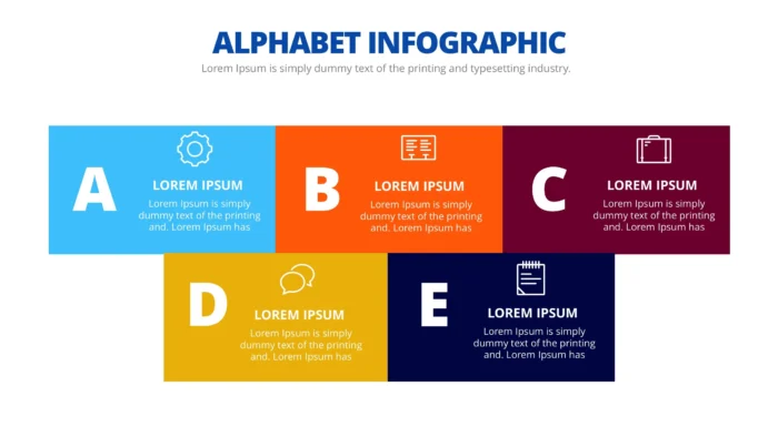 Alphabet Infographics x 20 Styles