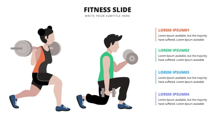 Fitness Slides x 20 Styles