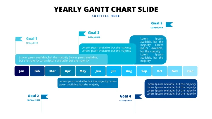 Gantt Chart x 20 Styles