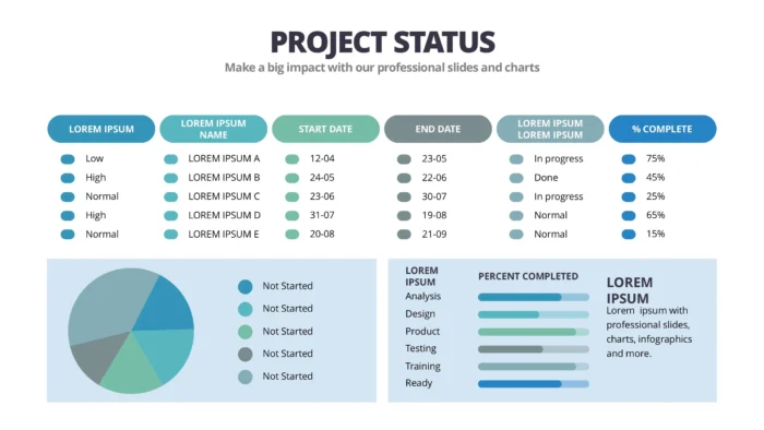 Project Status x 20 Styles