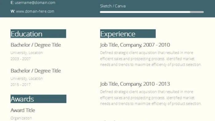 Resume x 14 Slides
