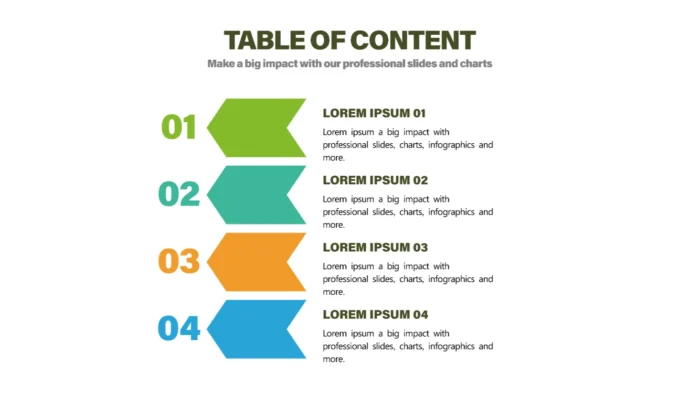 Tables of Content x 20 Styles